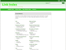 Tablet Screenshot of linkindex.biz